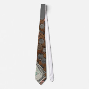 Vieille cravate de pièce de monnaie