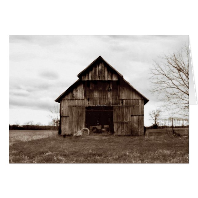 Vieille grange de tabac du Kentucky (Devant horizontal)