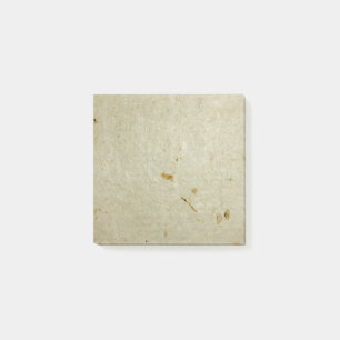 vieille note de post-it de papier authentique