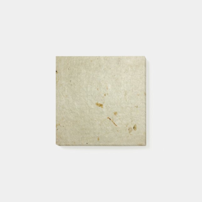 vieille note de post-it de papier authentique (Devant)