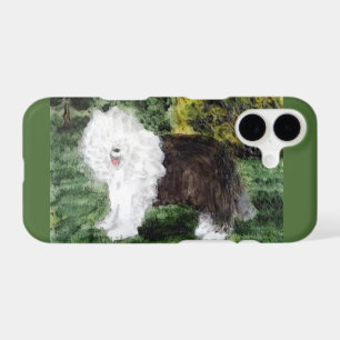 Vieille peinture de berger anglais