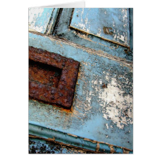 Vieille porte bleue