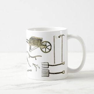 Vieille tasse d'outils
