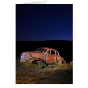 Vieille voiture la nuit, Bodie Ghost Town, Blank I