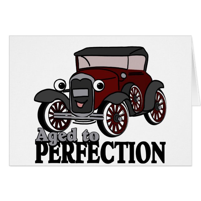 Vieilli à Perfection/ Antique voiture (Devant horizontal)