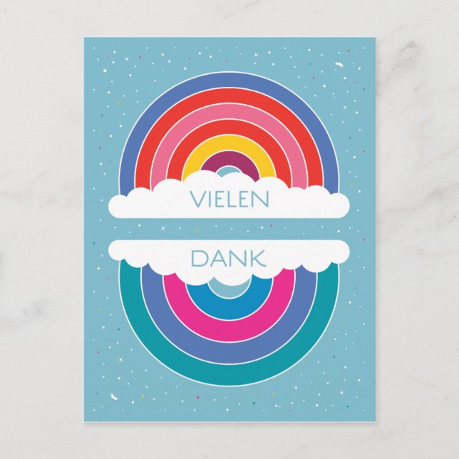 Vielen Dank Postcard (Front)