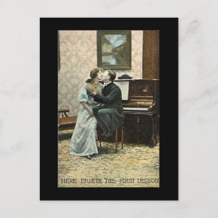 Vielle carte postale, vilaine Vicaire