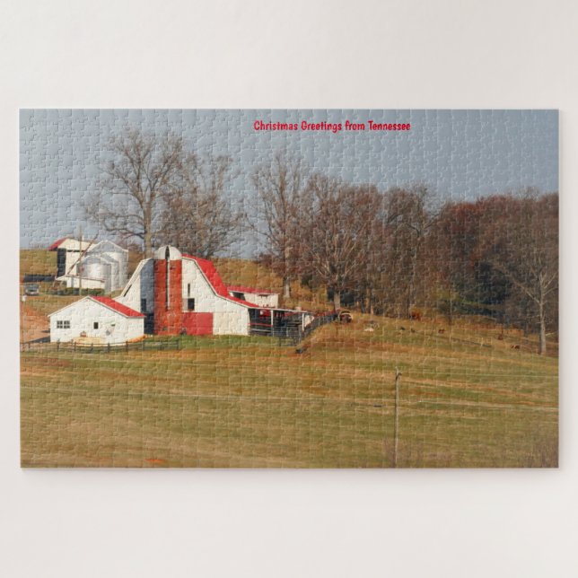 Vielles Granges du Tennessee. Jigsaw Puzzle (Horizontal)