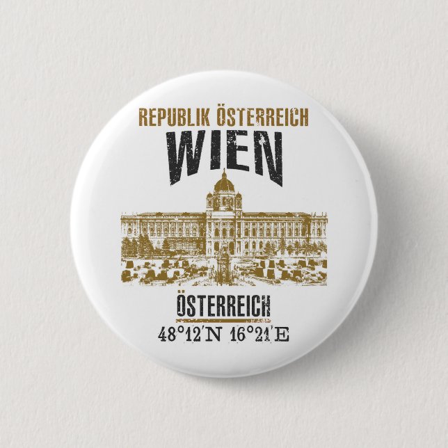 Vienna 2 Inch Round Button (Front)
