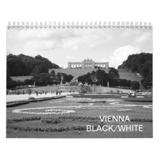 Vienna Austria Black White 2025 Calendar