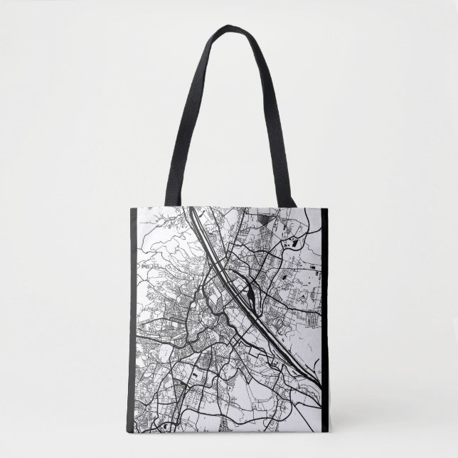 Vienna Austria City Map Tote Bag (Front)