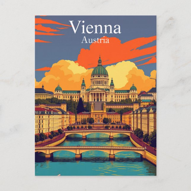 Vienna, Austria Europe Travel Postcard (Front)