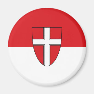 Vienna Austria flag city symbol Wien Magnet