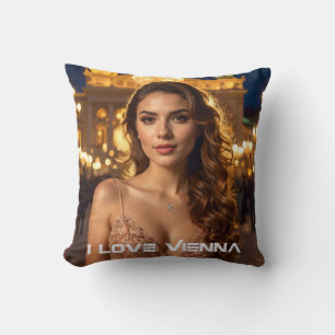 VIENNA - Austria - I LOVE VIENNA Throw Pillow