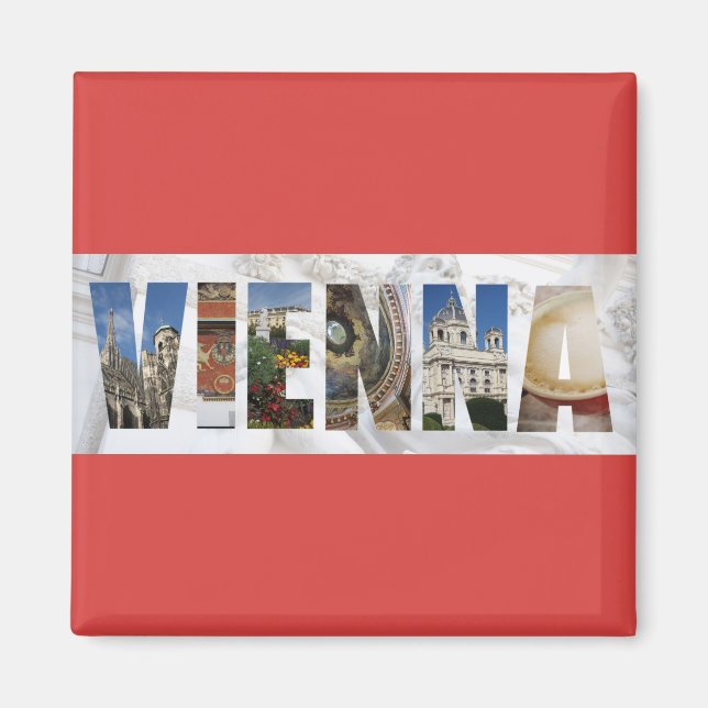 Vienna Austria Magnet (Front)