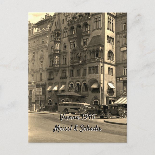 Vienna Austria Meissl & Schdn Restaurant 1940 Postcard (Front)