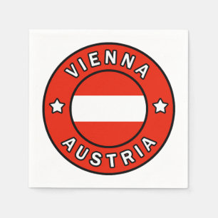 Vienna Austria Napkin