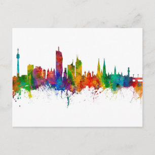 Vienna Austria Skyline Postcard