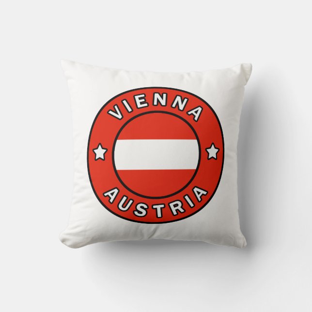 Vienna Austria Throw Pillow (Front)