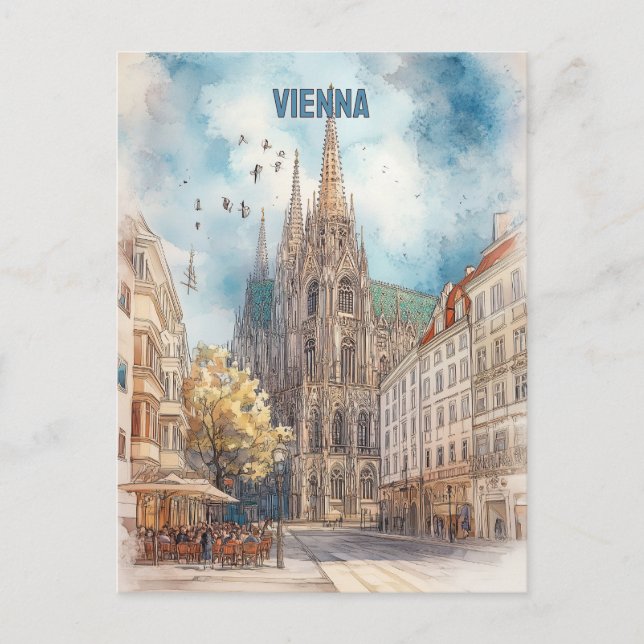 Vienna Austria Travel Postcard (Front)