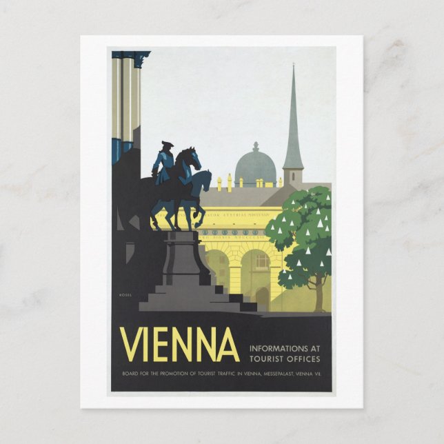 Vienna Austria - Vintage Travel Postcard (Front)