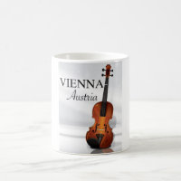 Vienna Austria Violin travel poster