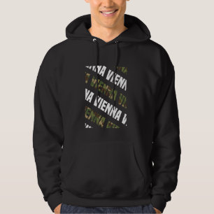 Vienna Camo Pattern Green Camouflage Hoodie