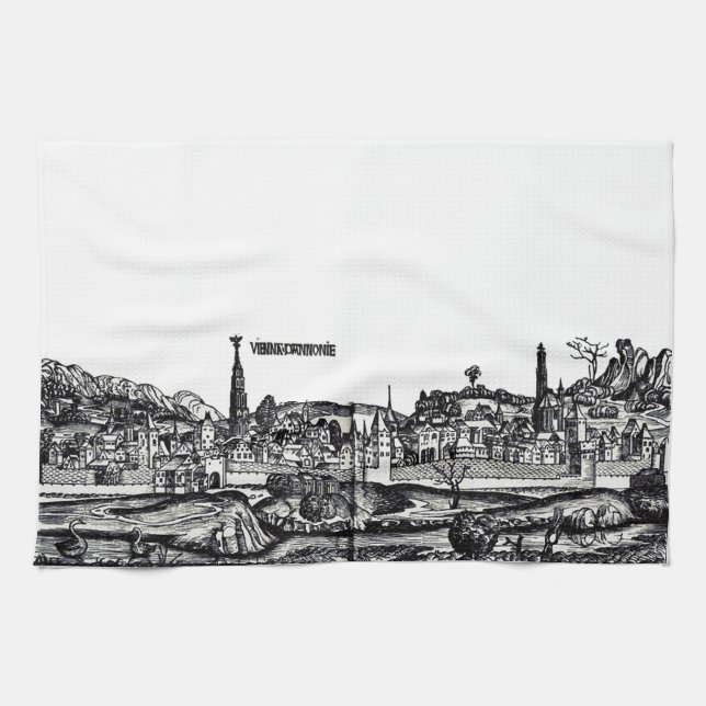 Vienna capital of Austria  Kitchen Towel (Horizontal)