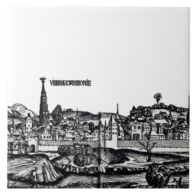 Vienna capital of Austria  Tile (Front)