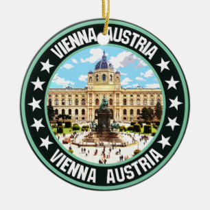 Vienna ceramic ornament