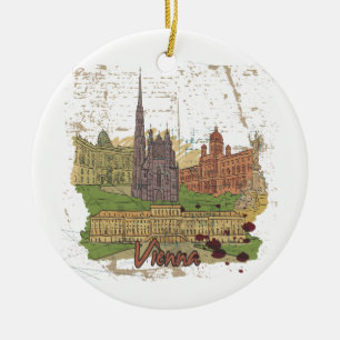 Vienna Ceramic Ornament
