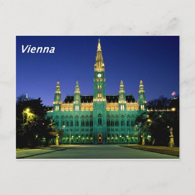 vienna-city-hall--[kan.k].JPG Postcard (Front)