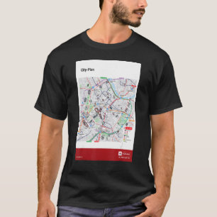 Vienna city plan T-Shirt