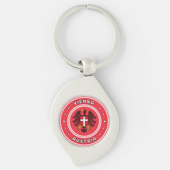 Vienna Coat of Arms, Austria Keychain (Front)