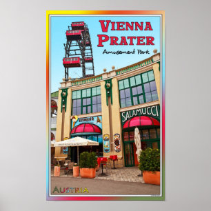 Vienna - Colourful Prater Park Poster