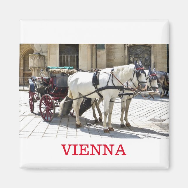 Vienna Fiaker Magnet (Front)