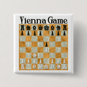 Vienna Game 2 Inch Square Button
