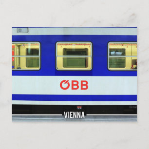 Vienna Metro Trains, Austria Postcard