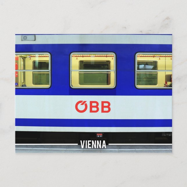 Vienna Metro Trains, Austria Postcard (Front)