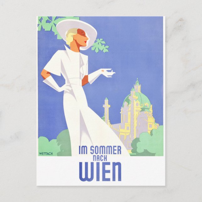 Vienna on Summer Postcard (Front)