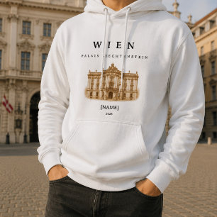 Vienna Palais Liechtenstein Name & Year Hoodie