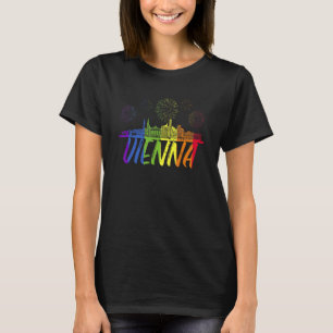 Vienna Pride Skyline  Pride Parade Vienna T-Shirt