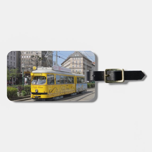 Vienna Ring Tram Luggage Tag (Front Horizontal)