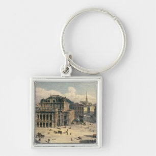 Vienna State Opera House, c.1869 Keychain