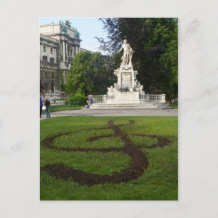 Vienna Statue (Mozart) Postcard