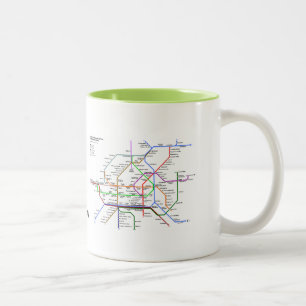 Vienna tube map Mug