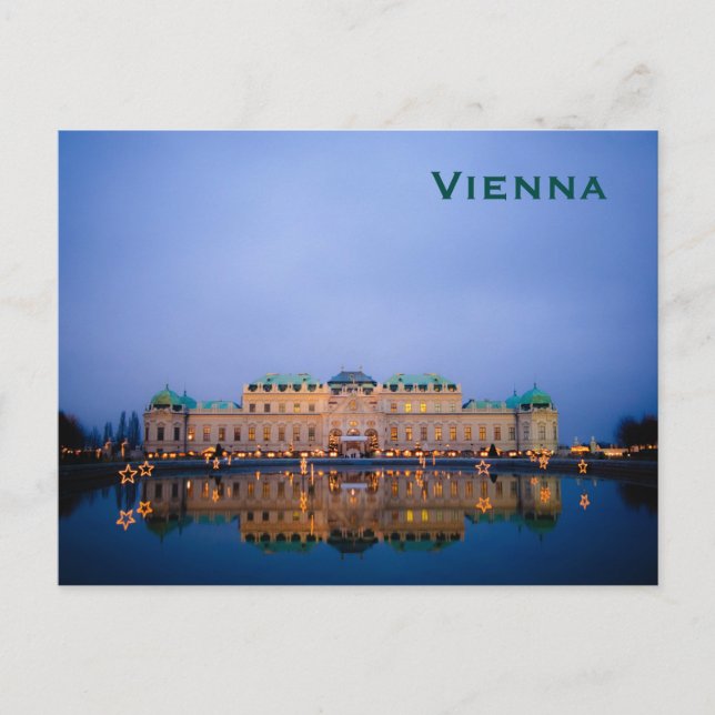 Vienna Vintage Tourism Travel Add Postcard (Front)