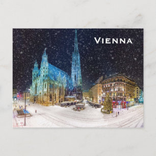 Vienna Vintage Tourism Travel Add Postcard