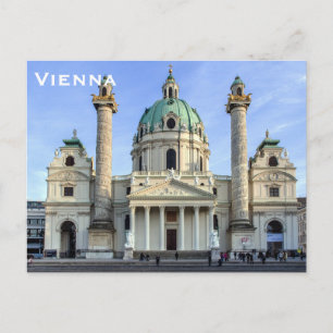 Vienna Vintage Tourism Travel Add Postcard