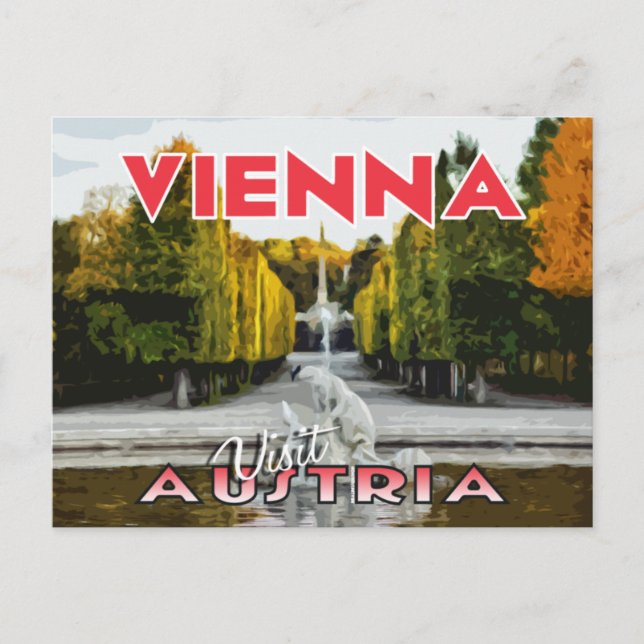 Vienna,Visit Austria Postcard (Front)